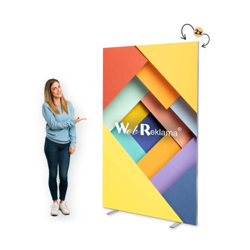 Stand reklamowy MEGA SEG™ w rozmiarze 100x200cm